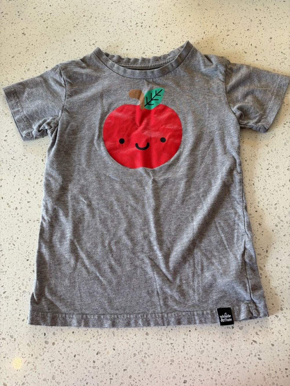 Whistle & Flute Apple Tee Size 7-8
